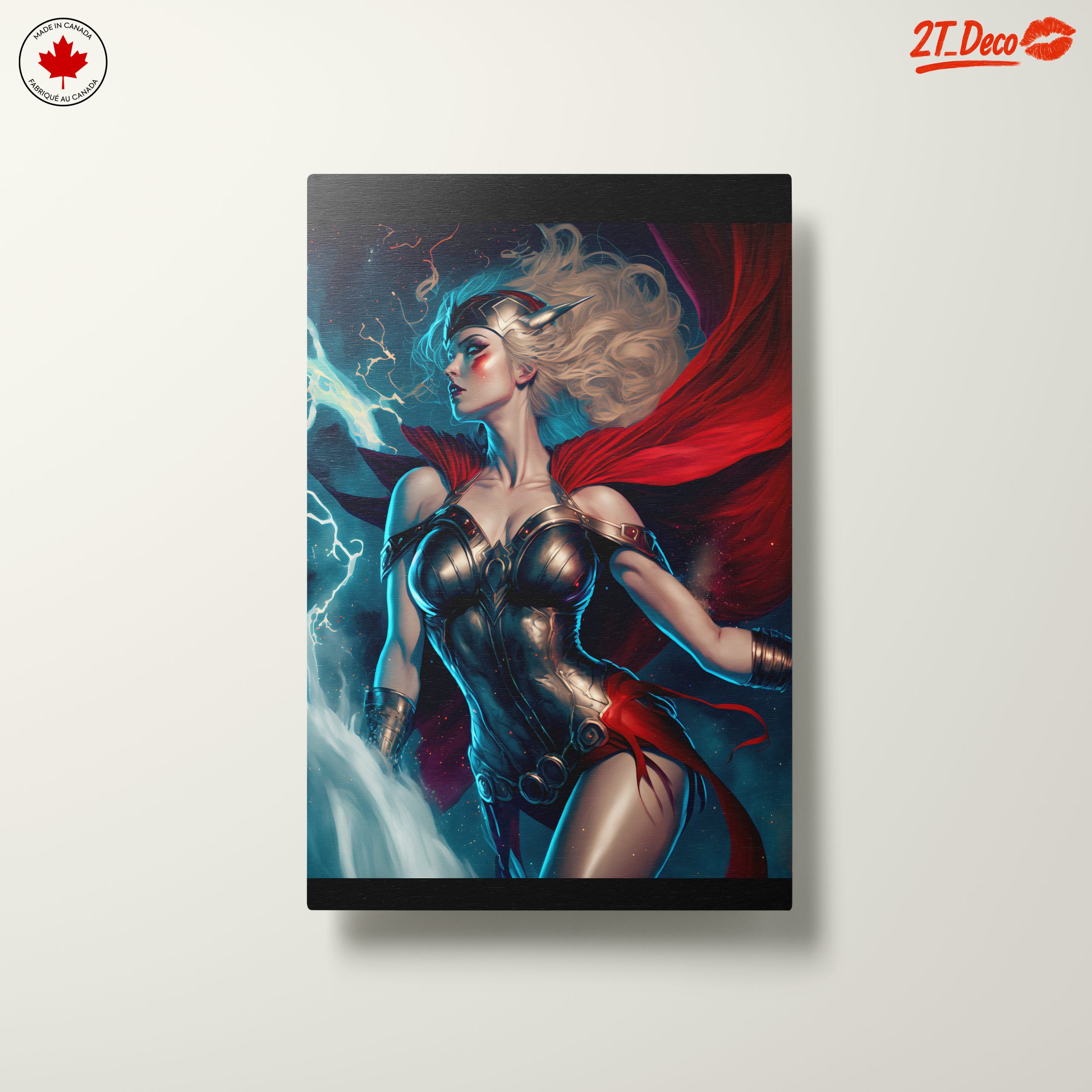 Vibrant Contemporary Character Artwork with Lightning - Image 10