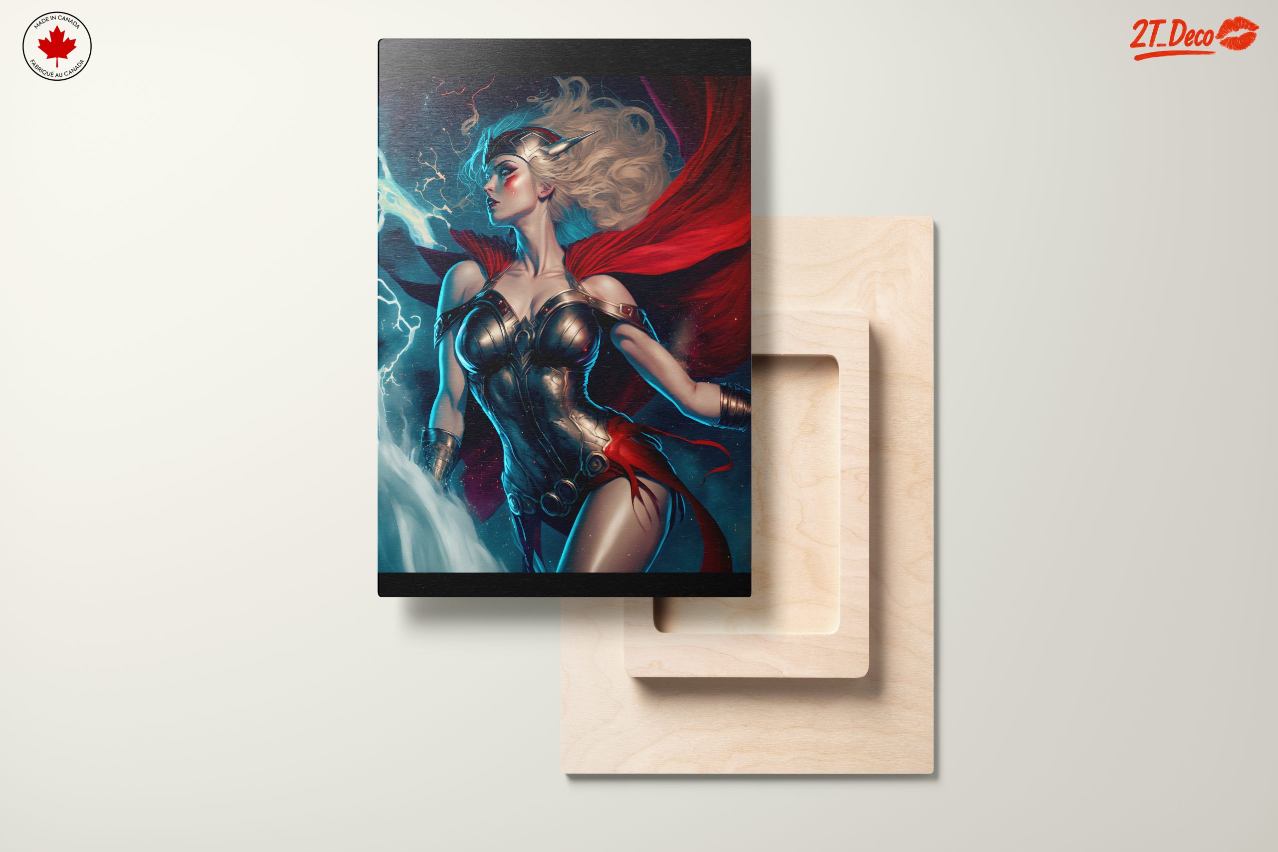 Vibrant Contemporary Character Artwork with Lightning - Image 11