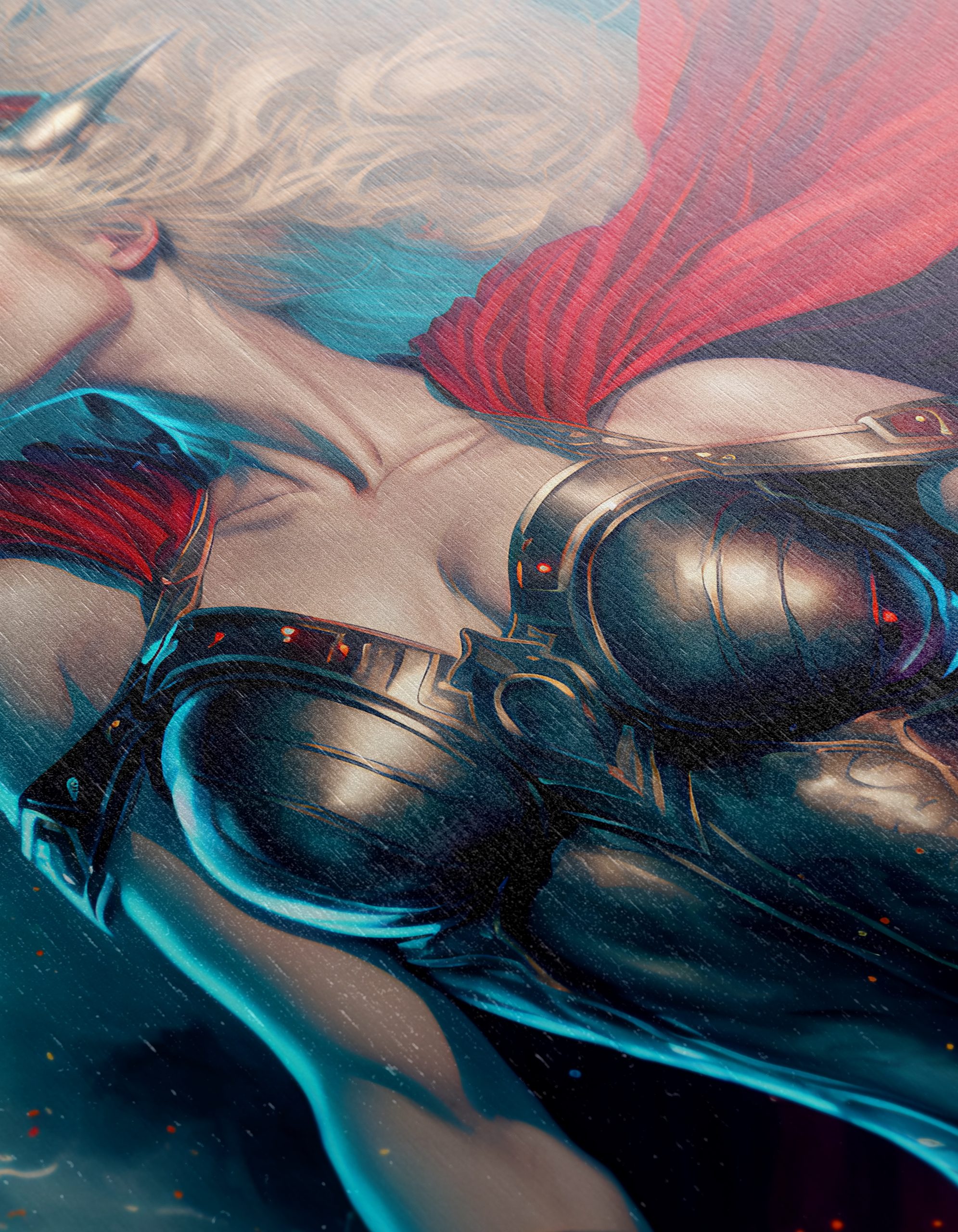 Vibrant Contemporary Character Artwork with Lightning - Image 12