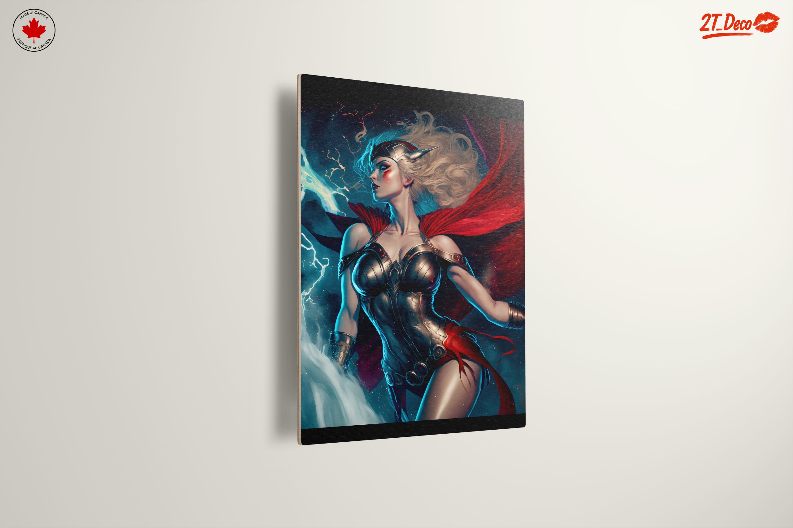 Vibrant Contemporary Character Artwork with Lightning - Image 13