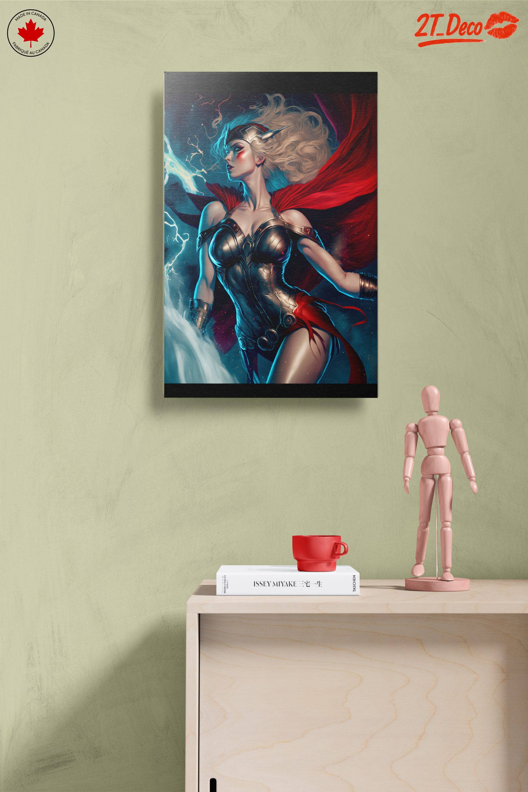 Vibrant Contemporary Character Artwork with Lightning - Image 14