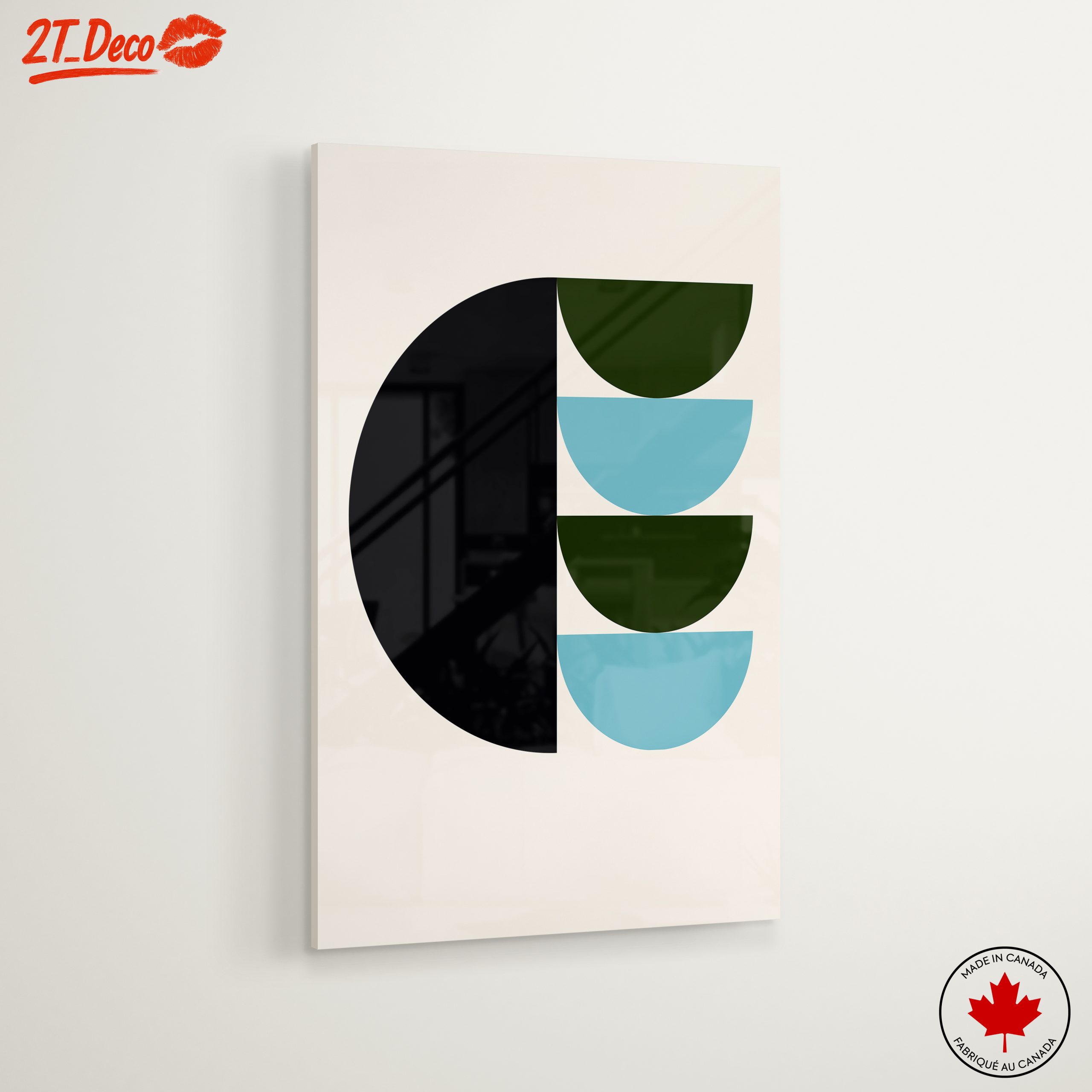 Modern Geometric Abstract Art Composition 2 - Image 6