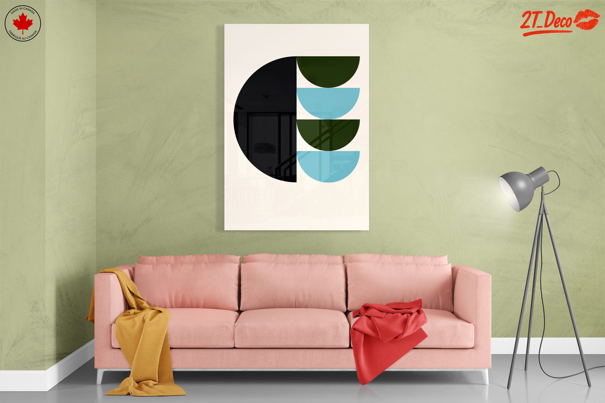 Modern Geometric Abstract Art Composition 2 - Image 7