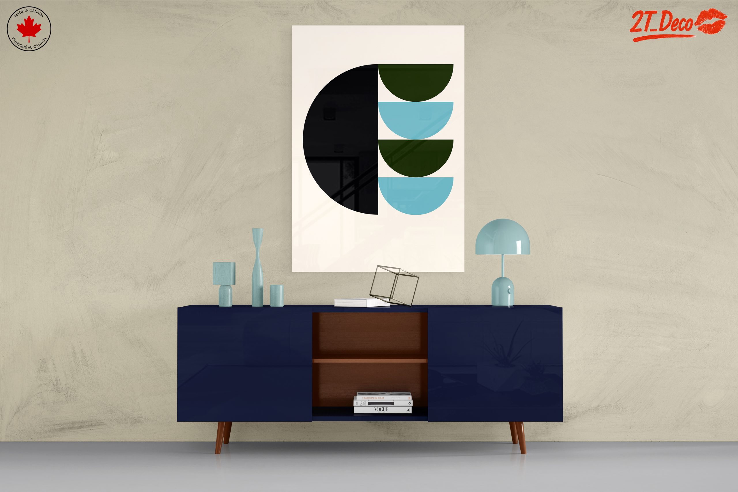 Modern Geometric Abstract Art Composition 2 - Image 8