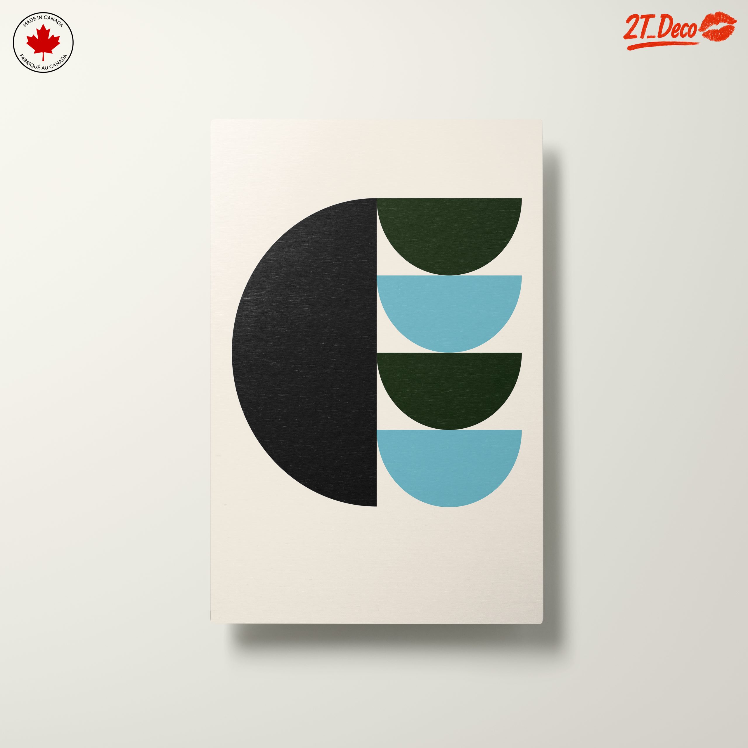 Modern Geometric Abstract Art Composition 2 - Image 10