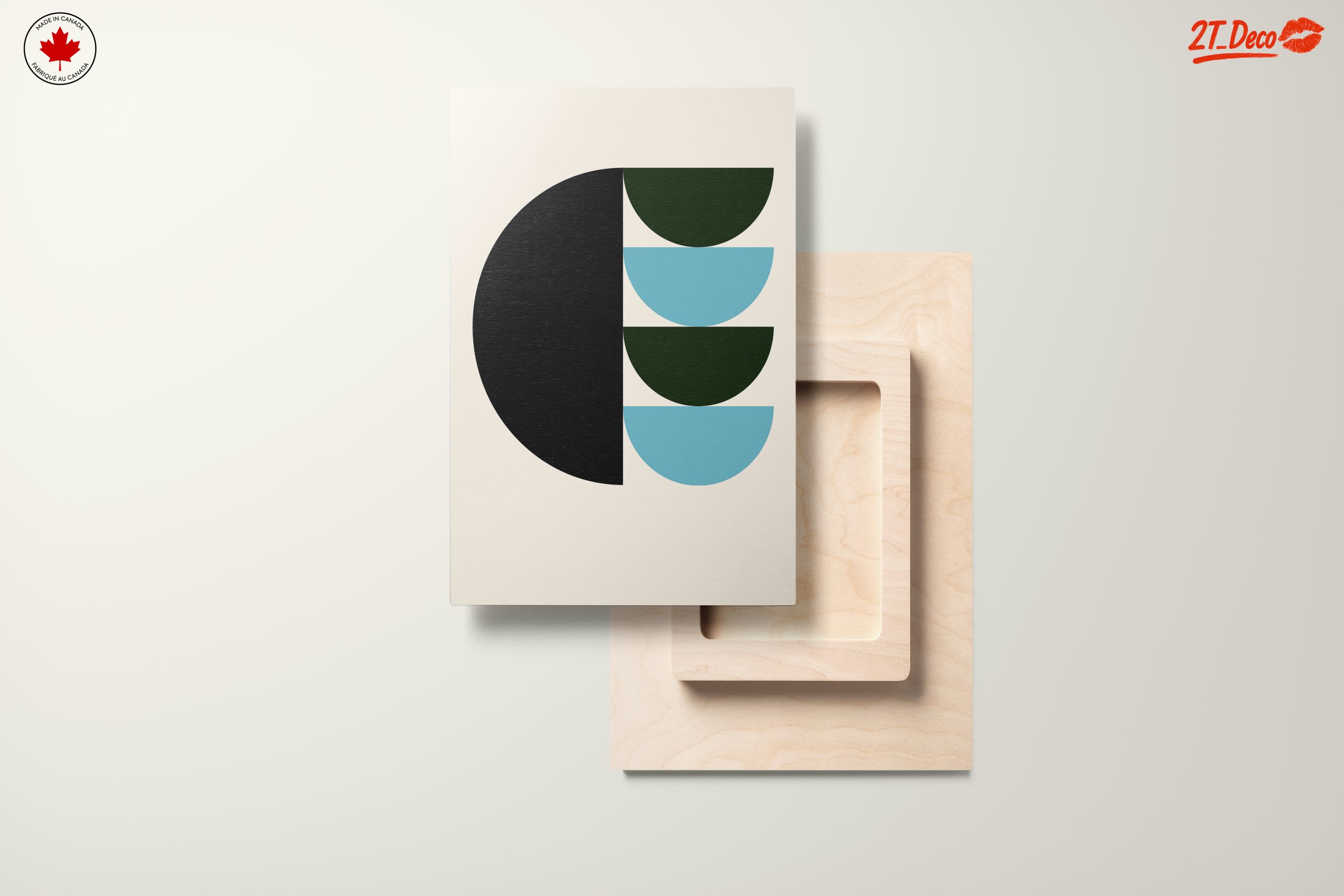Modern Geometric Abstract Art Composition 2 - Image 11