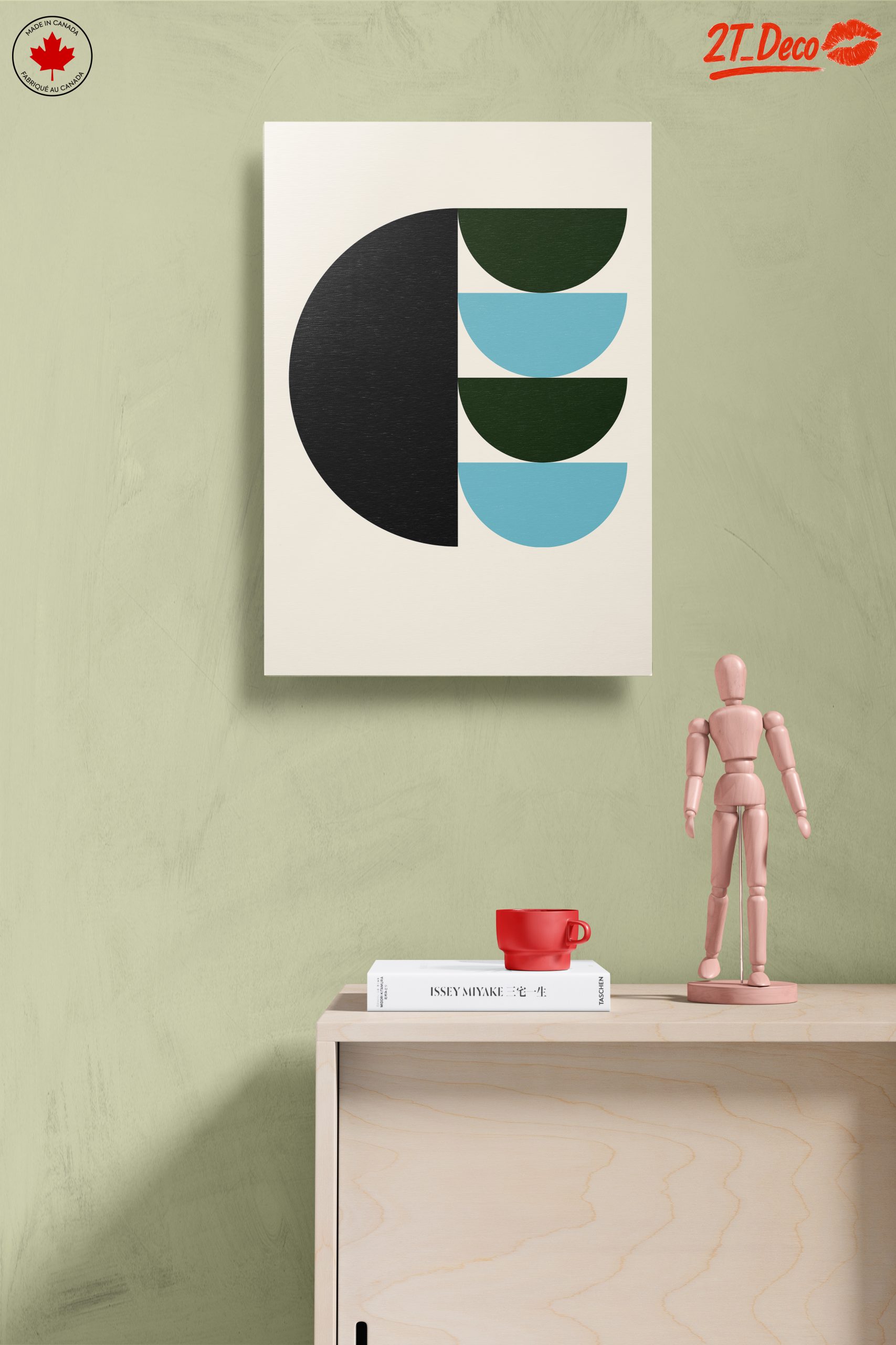Modern Geometric Abstract Art Composition 2 - Image 14