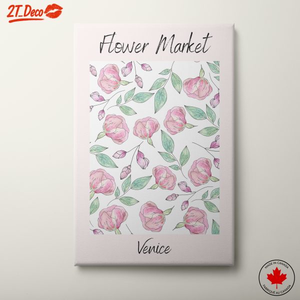 Flower Market Art Inspired by Venice