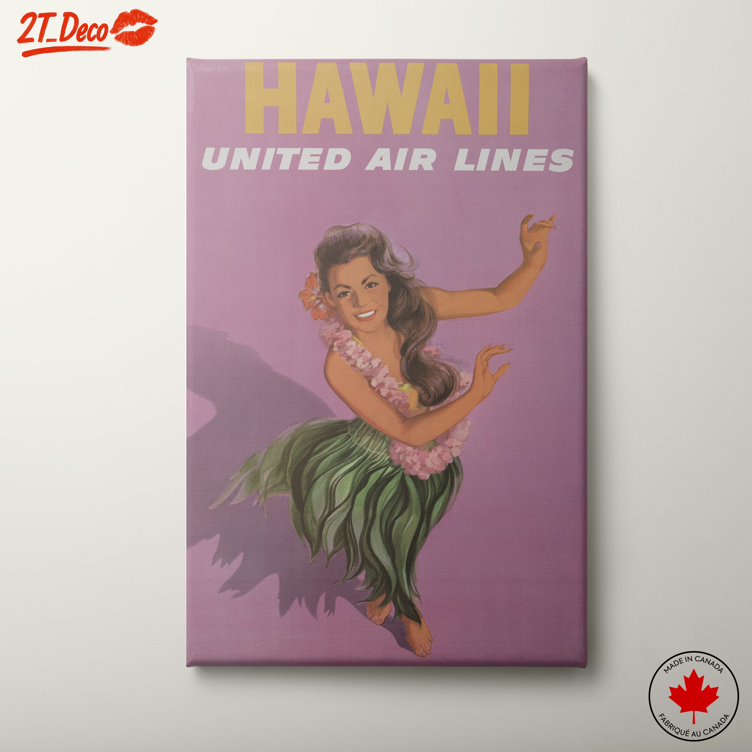 Hawaiian Hula Dancer Artwork