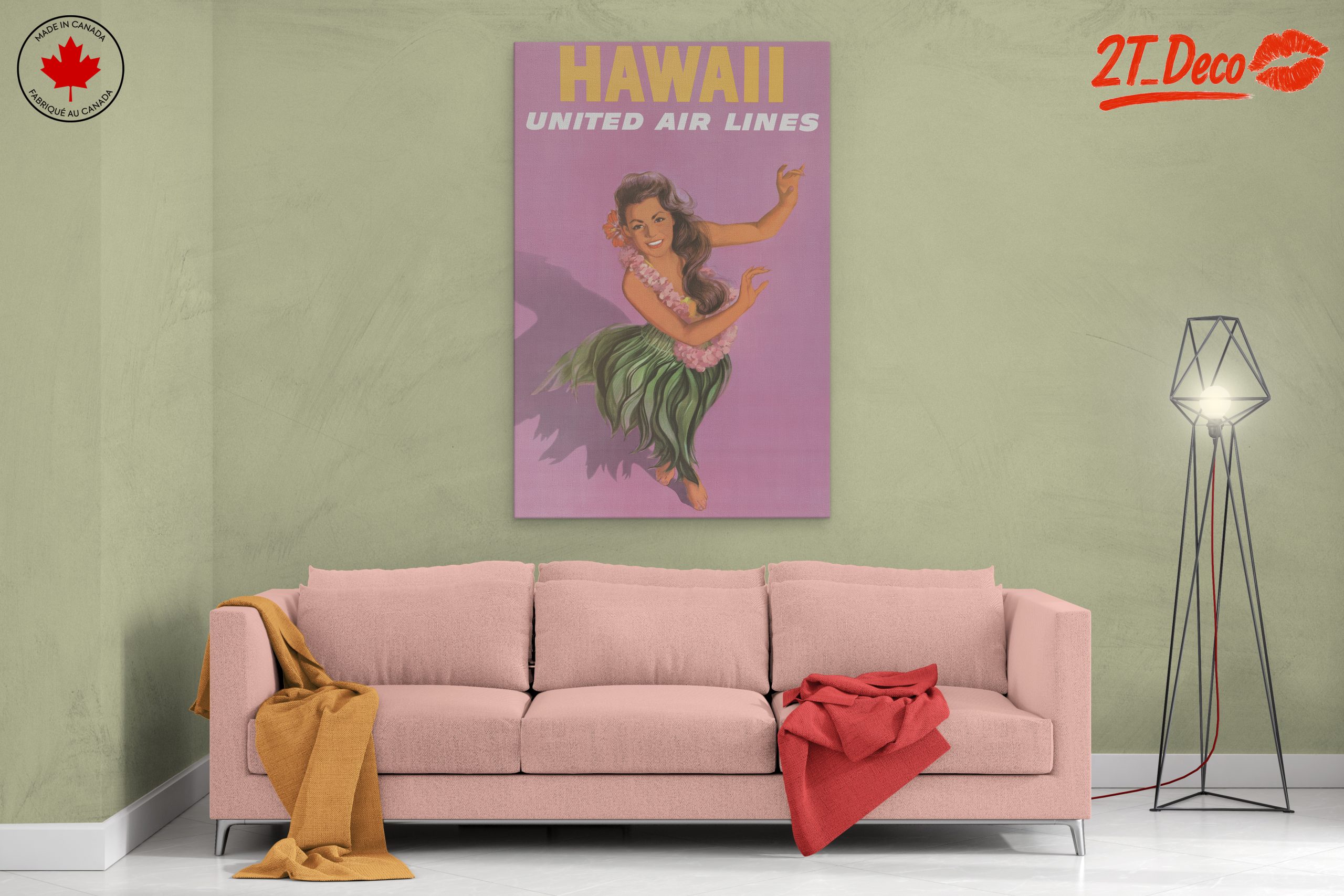 Hawaiian Hula Dancer Artwork - Image 2