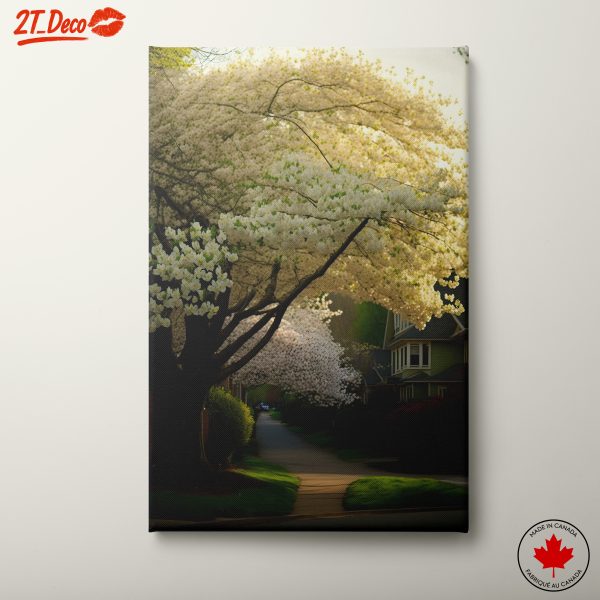 Beautiful Botanical Landscape with Blooms