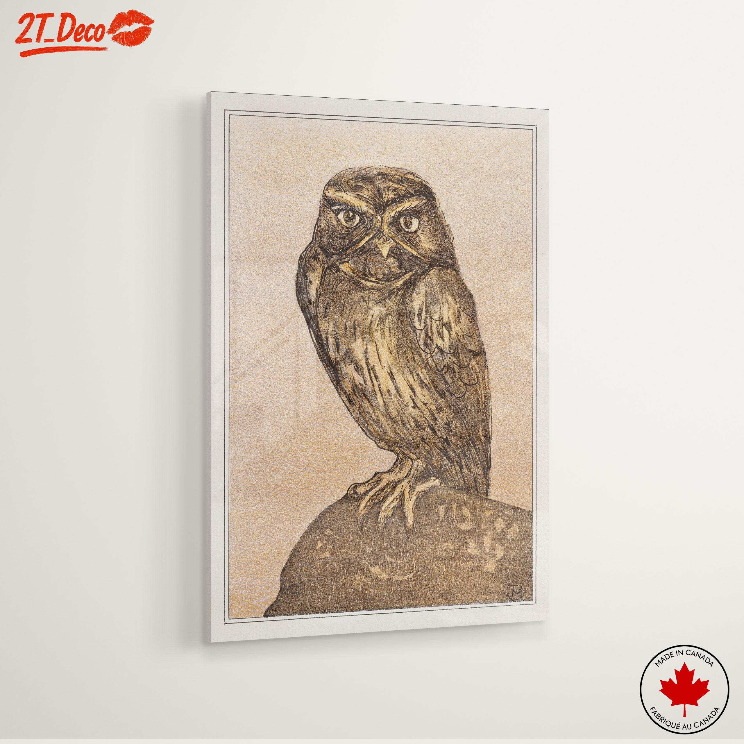 Detailed Owl Illustration Art - Image 6
