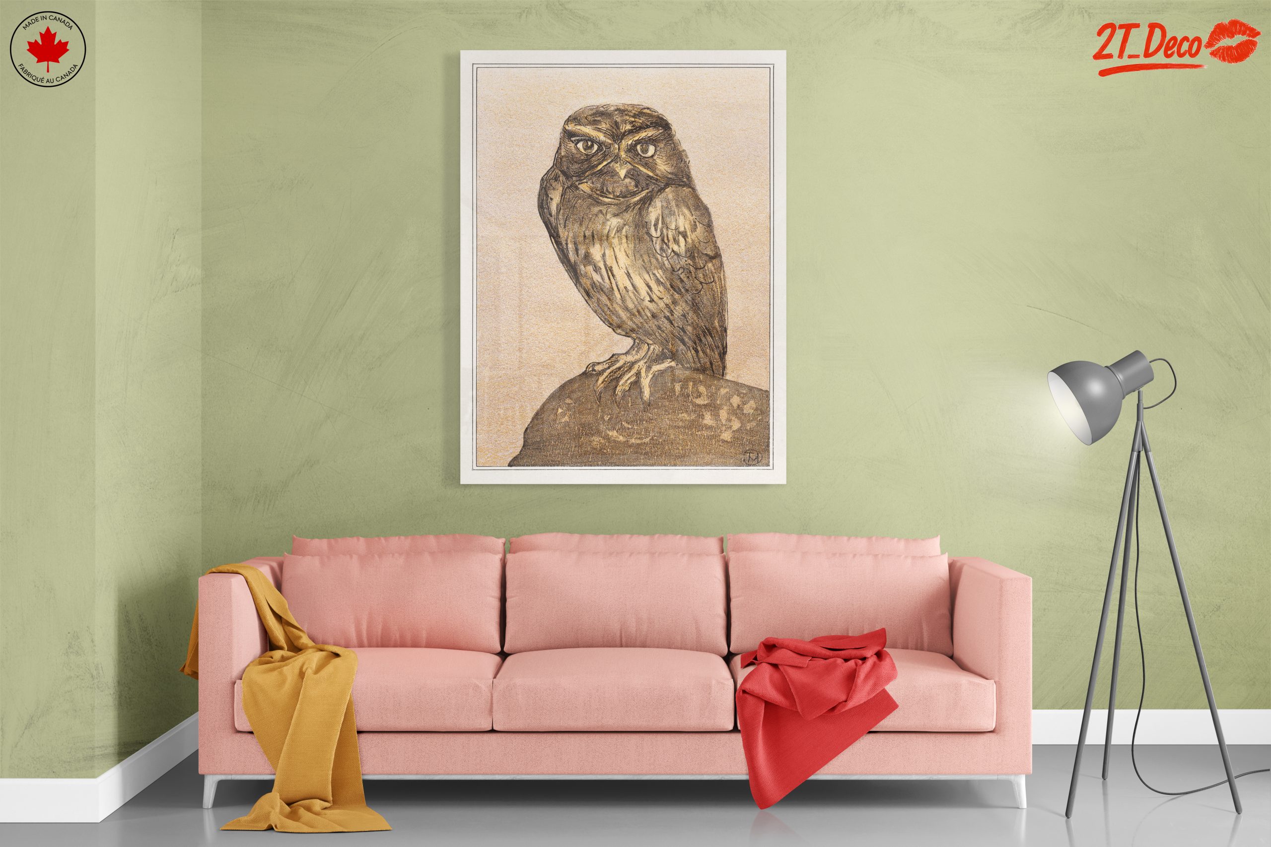 Detailed Owl Illustration Art - Image 7