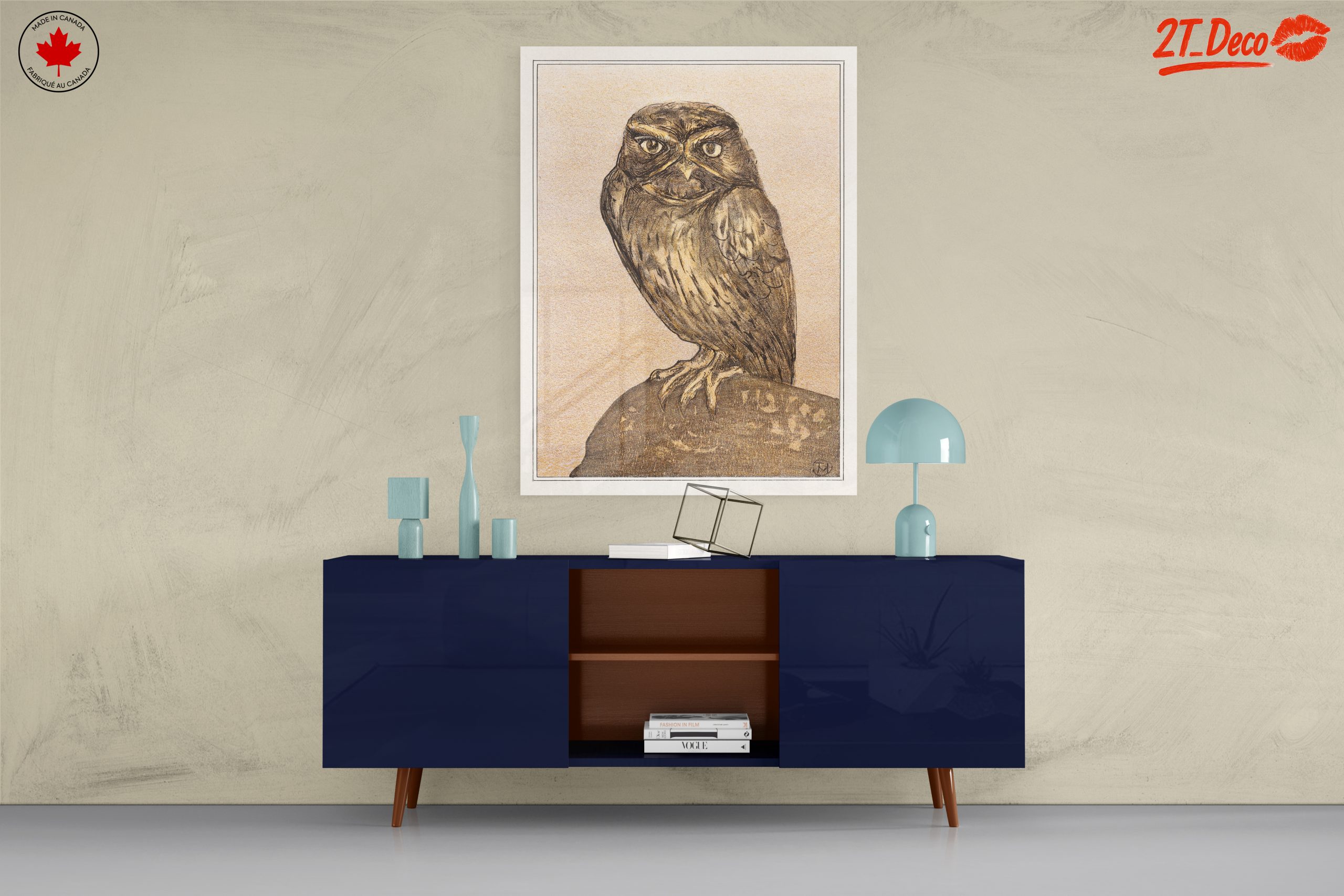 Detailed Owl Illustration Art - Image 8