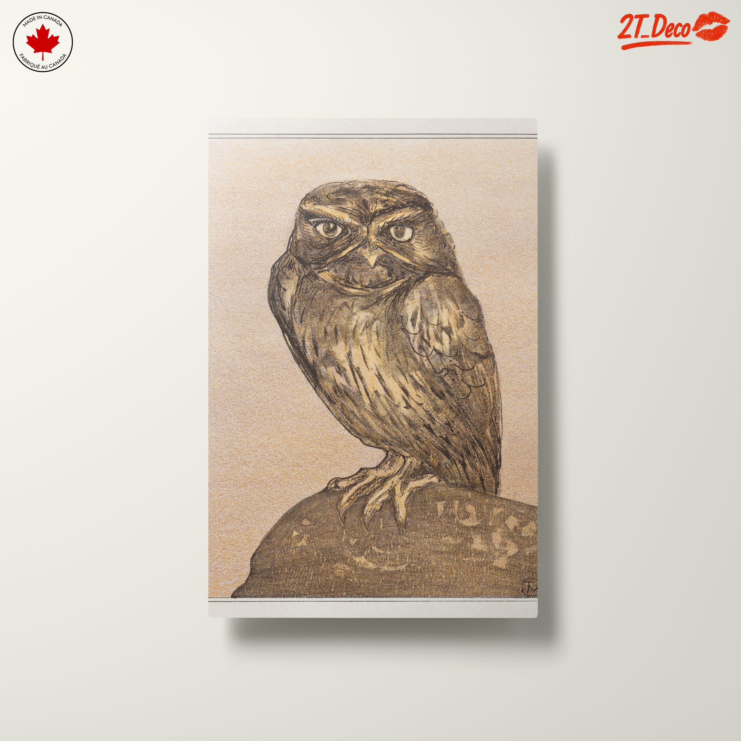 Detailed Owl Illustration Art - Image 10
