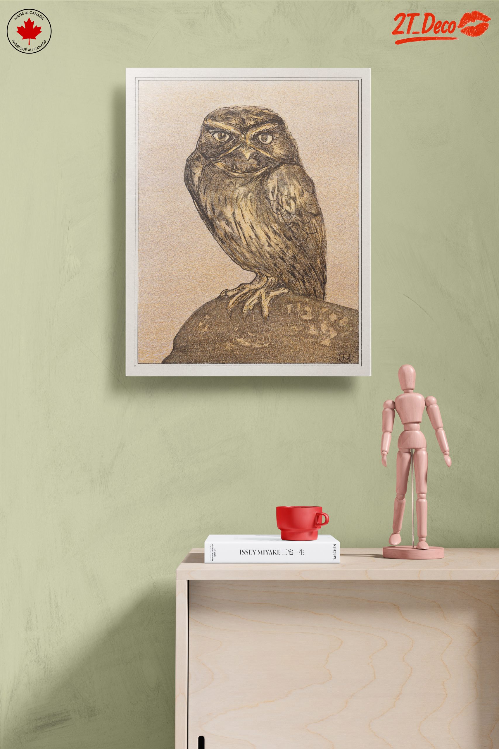 Detailed Owl Illustration Art - Image 14