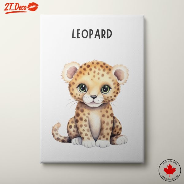 Adorable Leopard Cub Illustration