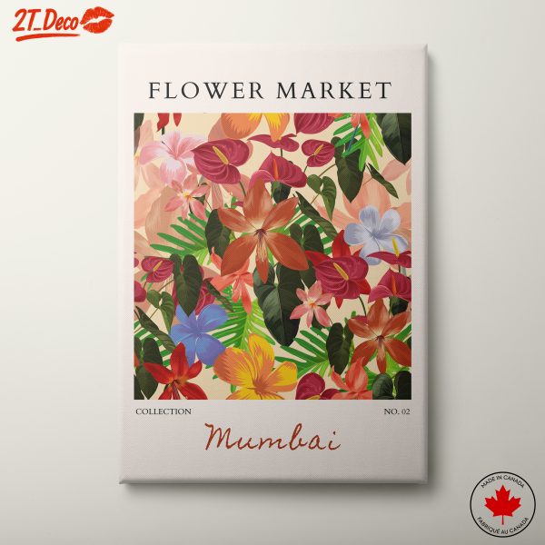 Vibrant Botanical Art of Mumbai Flower Market
