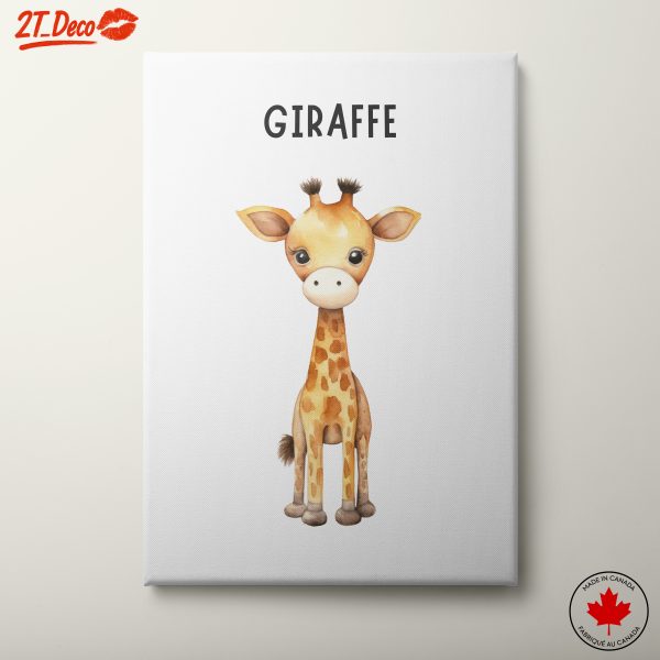 Whimsical Giraffe Illustration