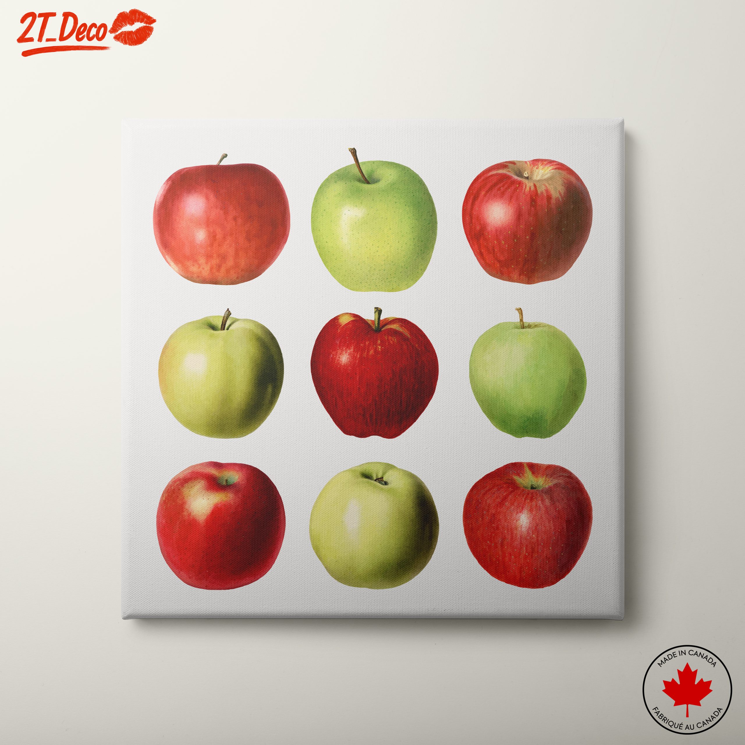 Colorful Abstract Apple Artwork