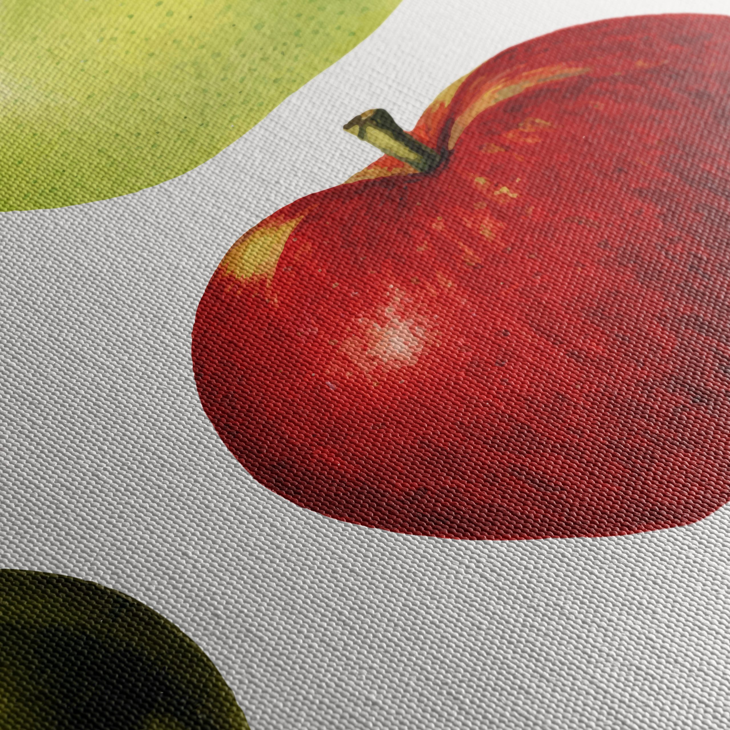 Colorful Abstract Apple Artwork - Image 5