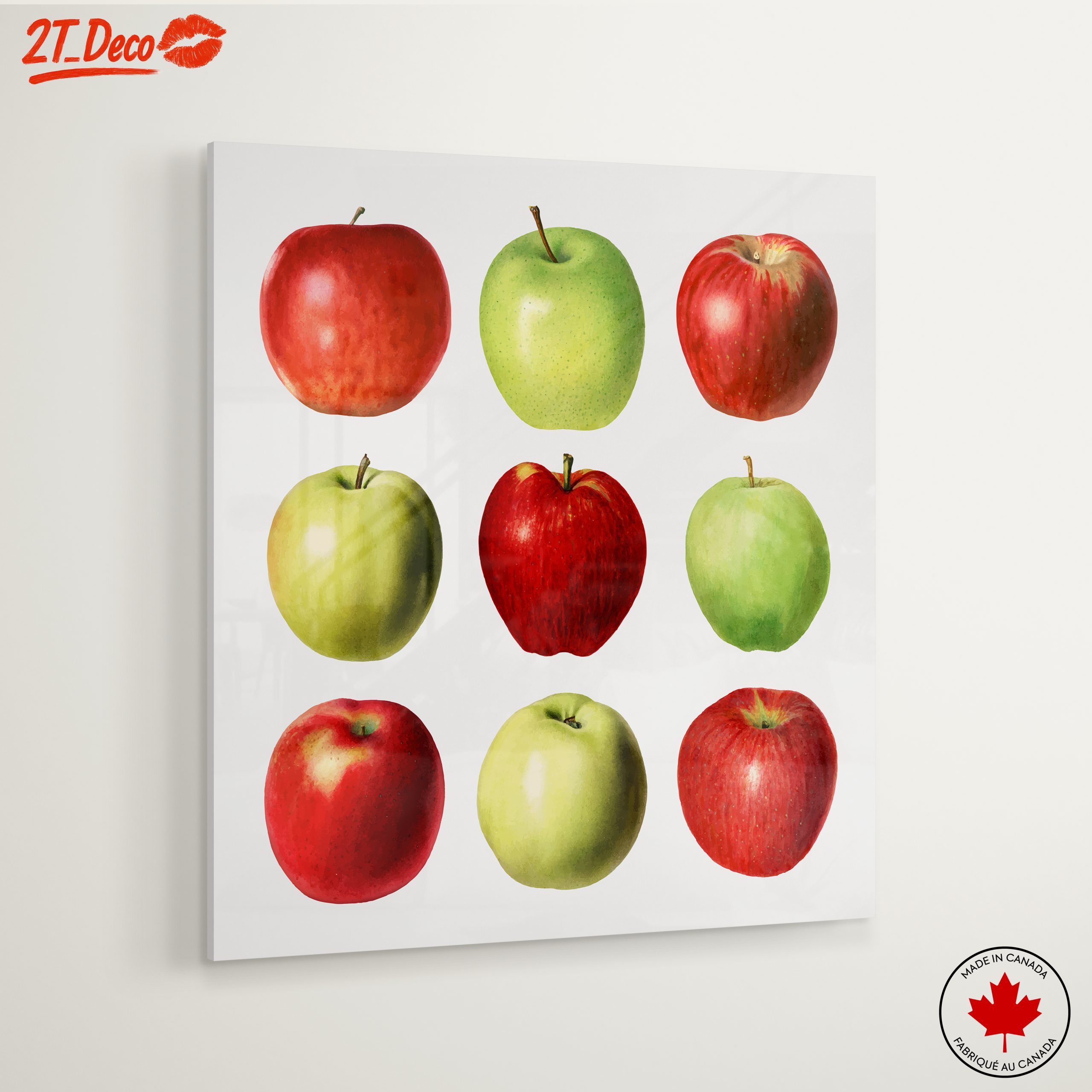 Colorful Abstract Apple Artwork - Image 6