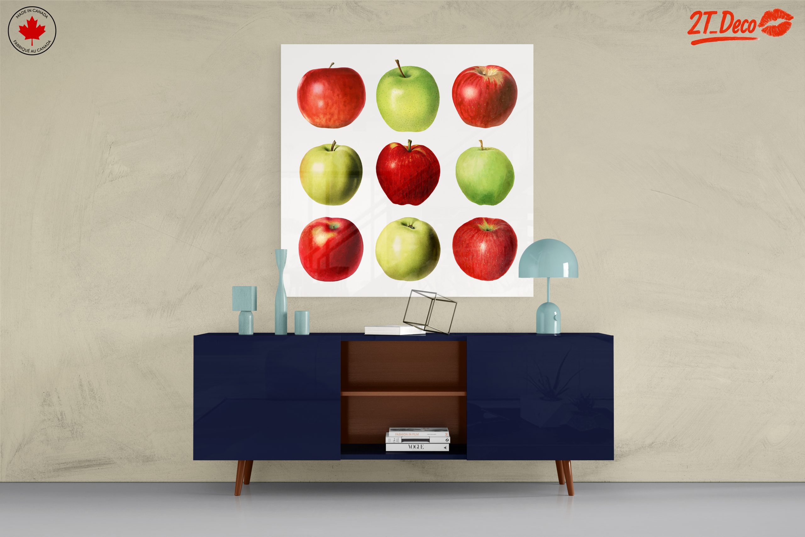 Colorful Abstract Apple Artwork - Image 8