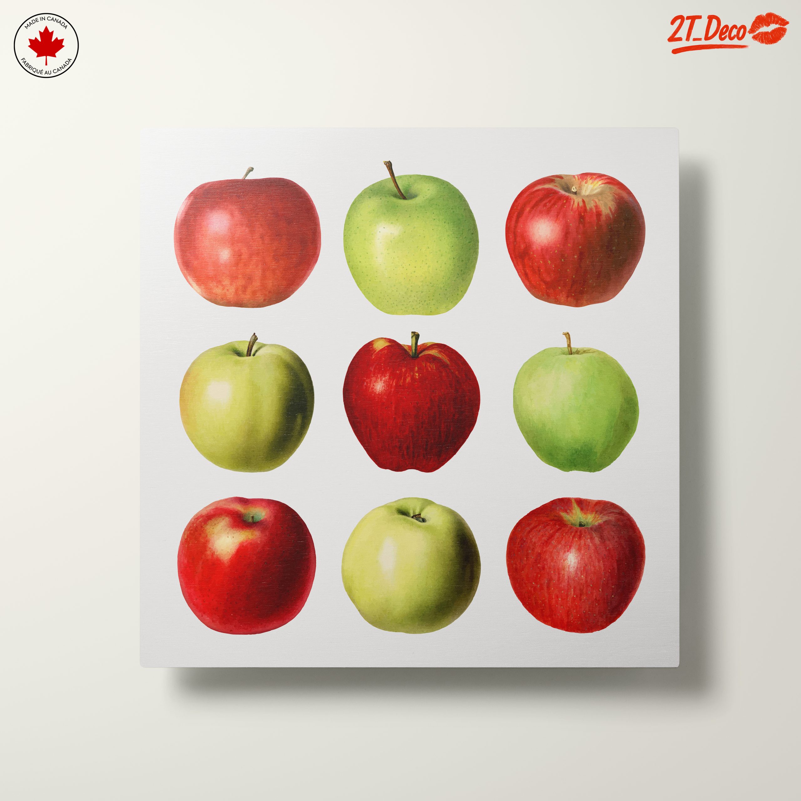 Colorful Abstract Apple Artwork - Image 10