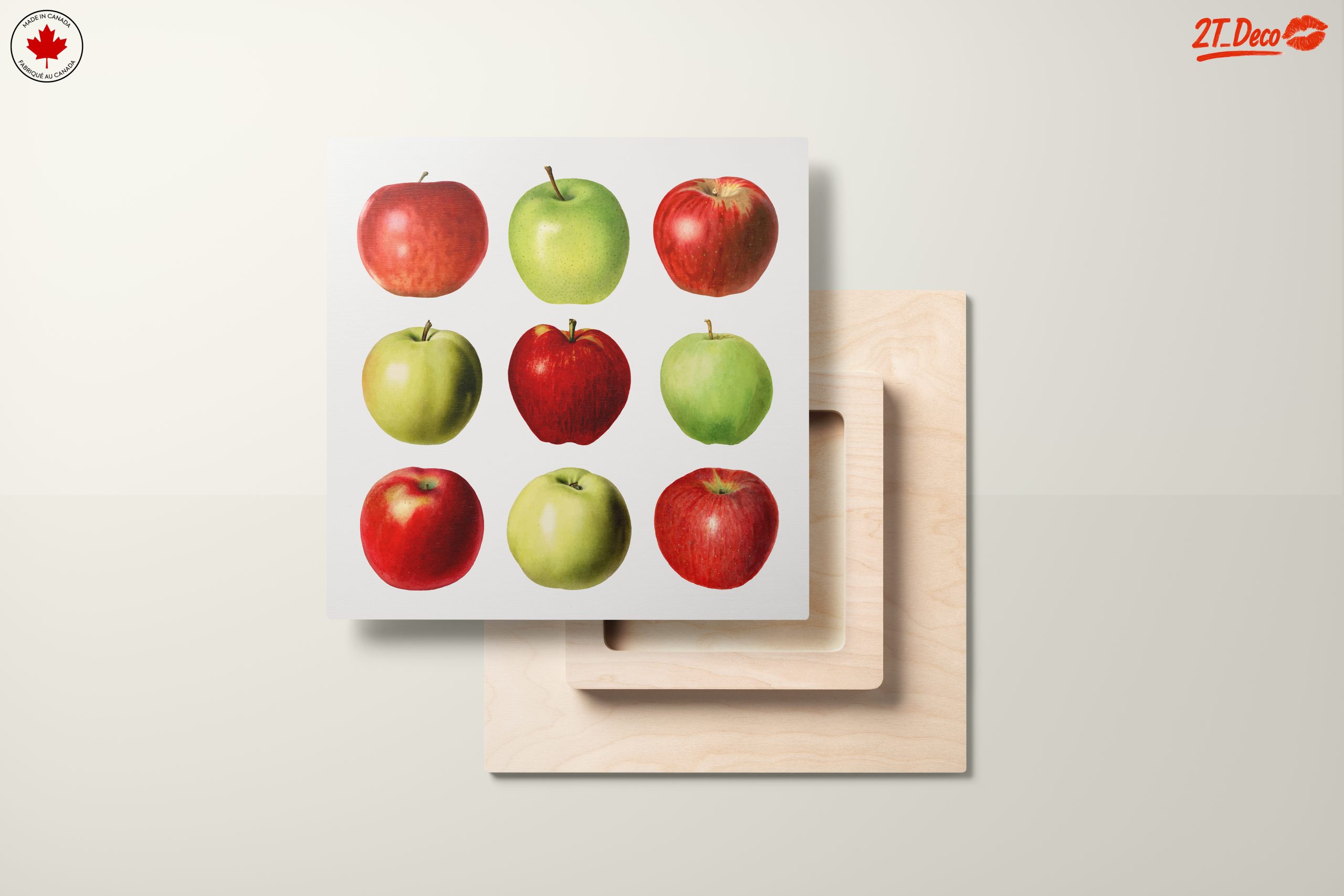 Colorful Abstract Apple Artwork - Image 11