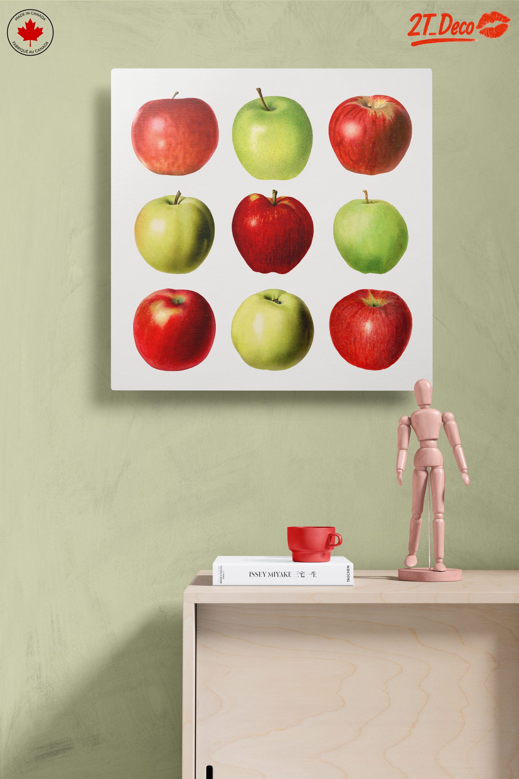 Colorful Abstract Apple Artwork - Image 14