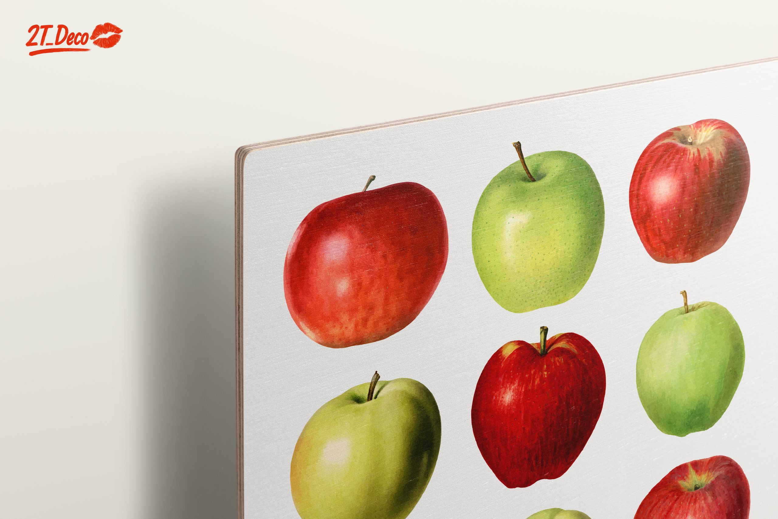 Colorful Abstract Apple Artwork - Image 15