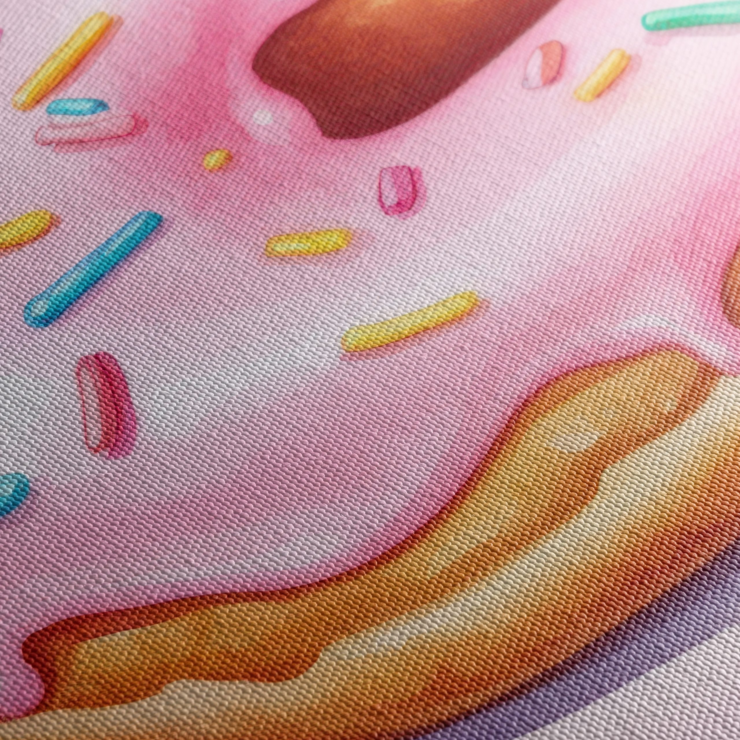 Abstract Donut Art with Colorful Sprinkles - Image 5