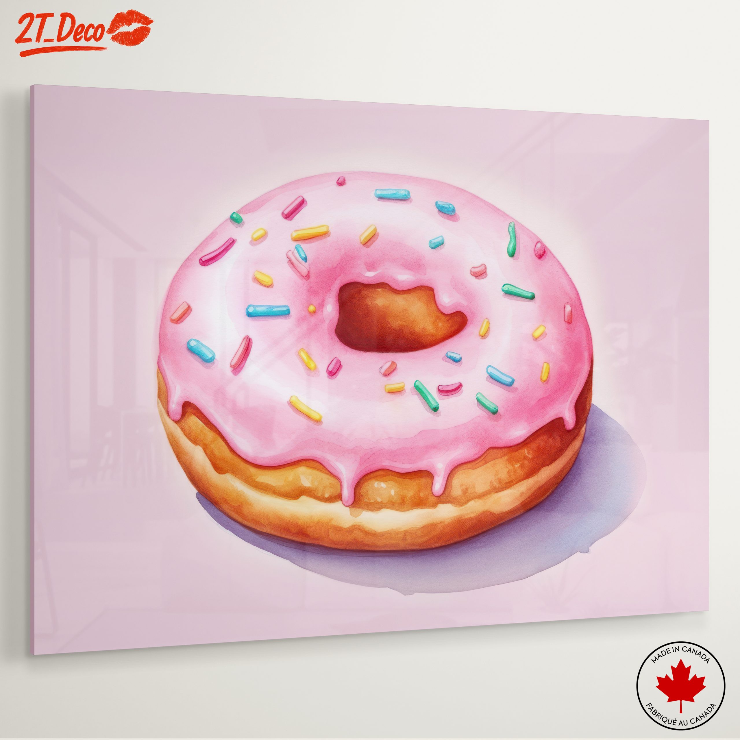 Abstract Donut Art with Colorful Sprinkles - Image 6