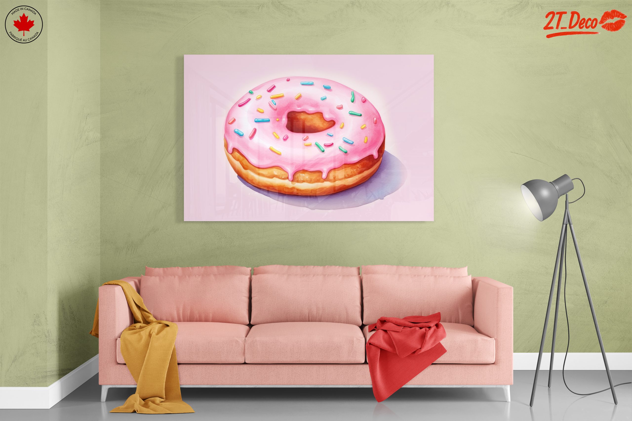 Abstract Donut Art with Colorful Sprinkles - Image 7