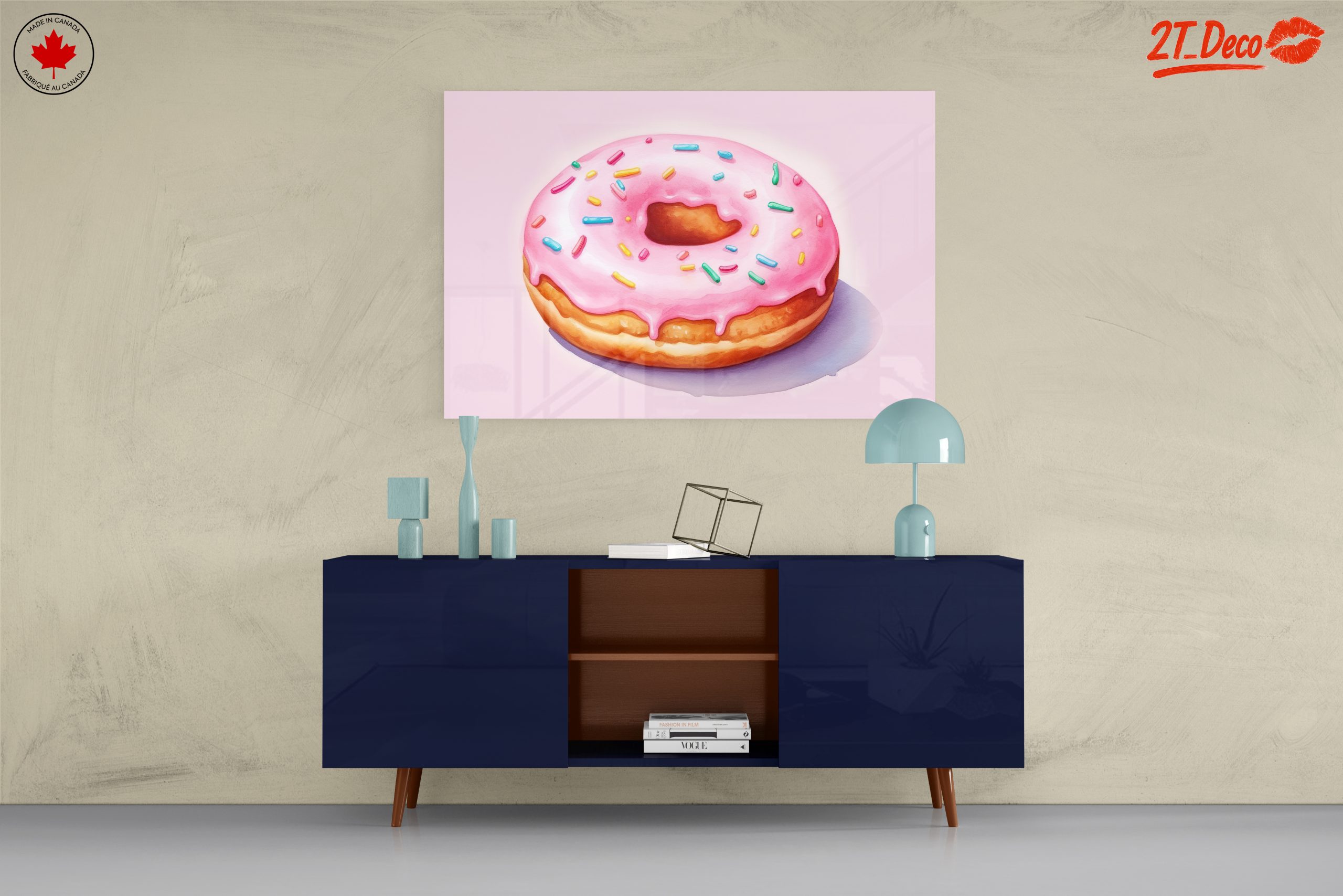 Abstract Donut Art with Colorful Sprinkles - Image 8