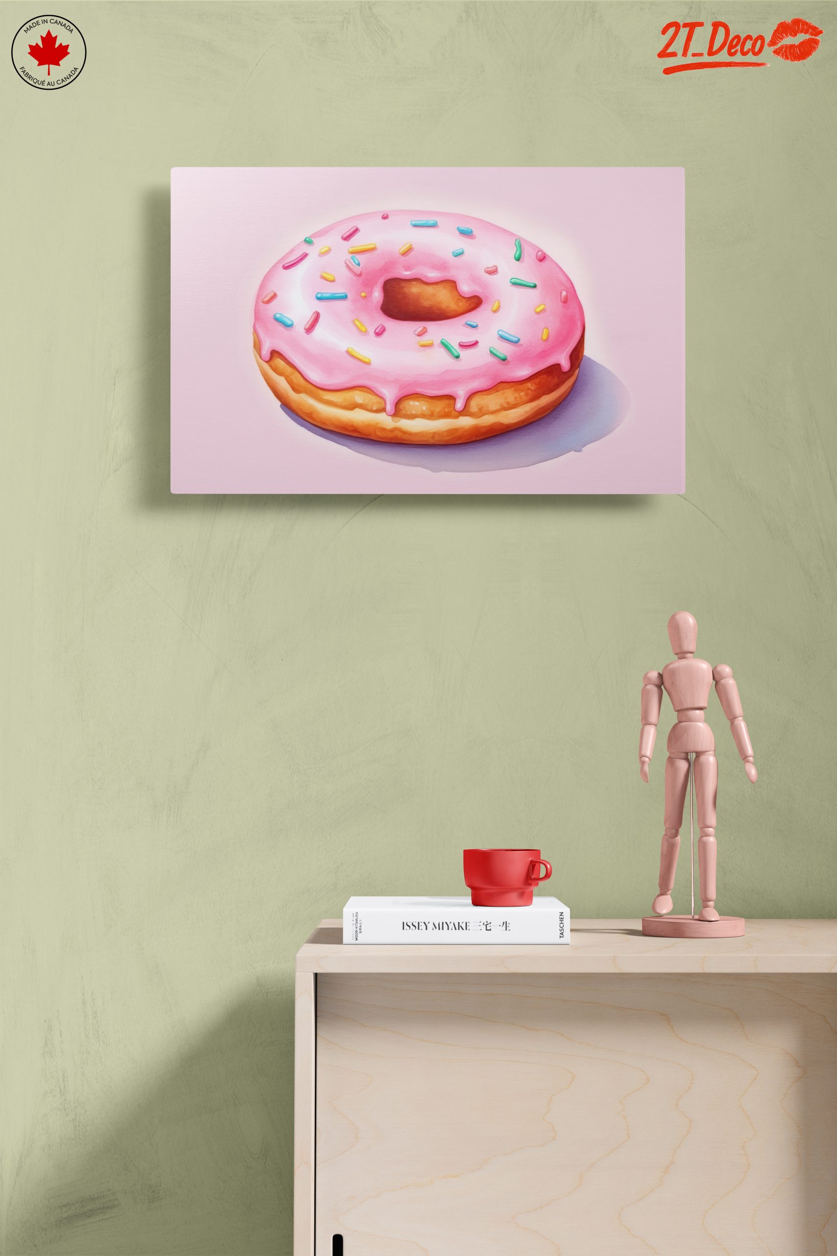 Abstract Donut Art with Colorful Sprinkles - Image 14