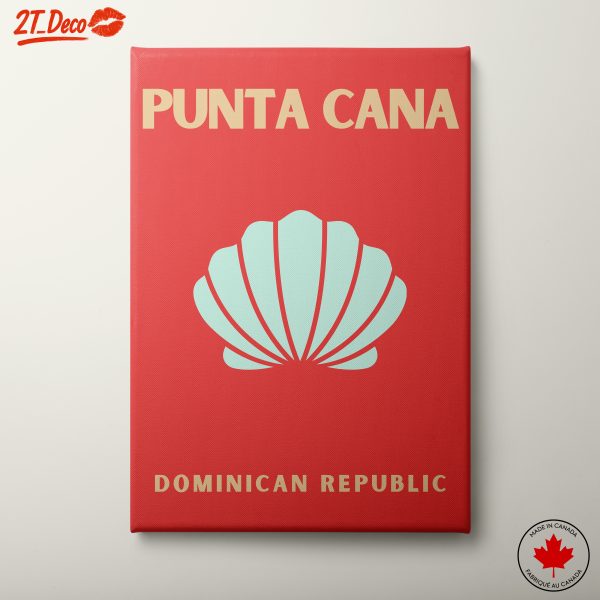 Punta Cana Retro Artwork for Travel Lovers