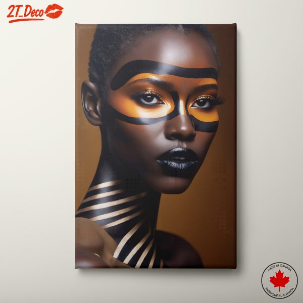 Striking Abstract Cultural Portrait Art