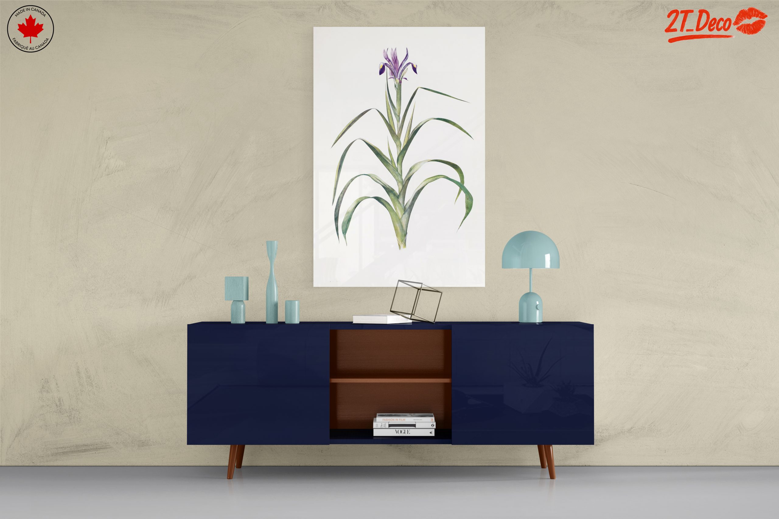 Elegant Iris Botanical Art for Home Decor - Image 8