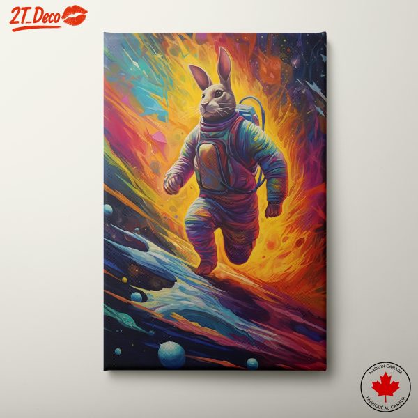 Cosmic Rabbit Astronaut Adventure Art
