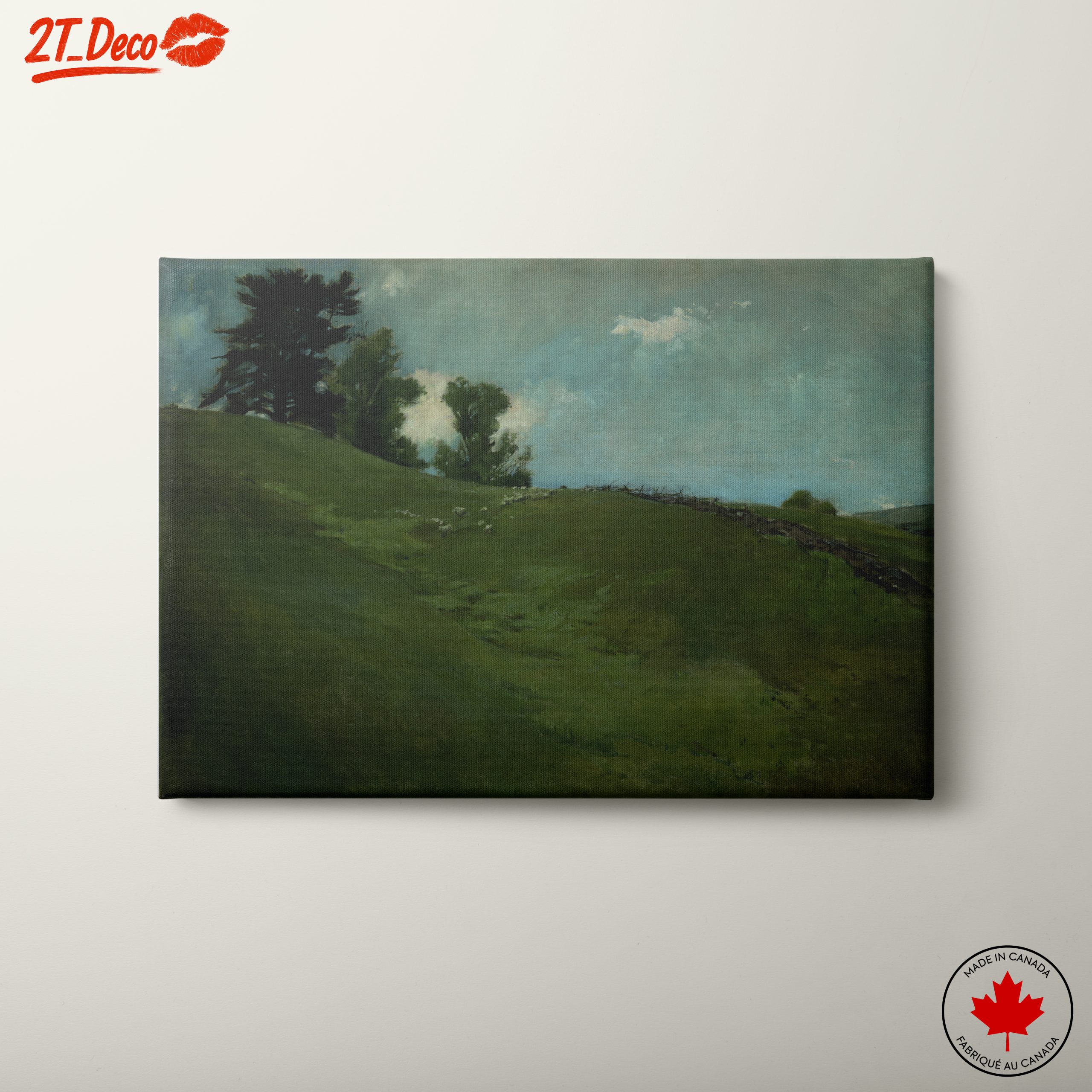 Serene Rolling Hills Landscape Art