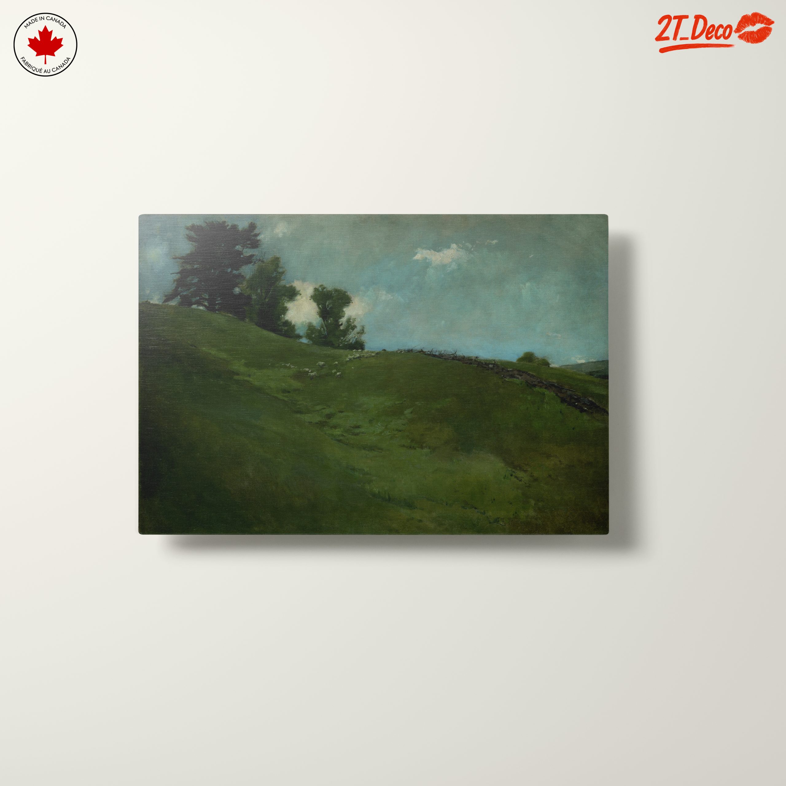 Serene Rolling Hills Landscape Art - Image 10