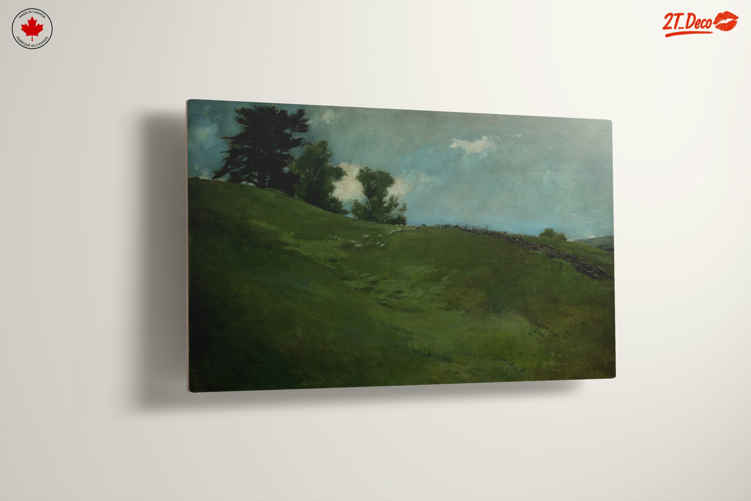 Serene Rolling Hills Landscape Art - Image 13