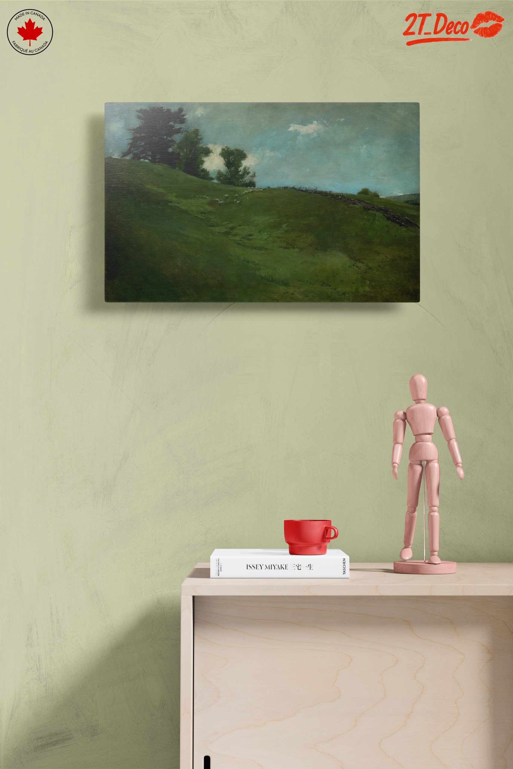 Serene Rolling Hills Landscape Art - Image 14