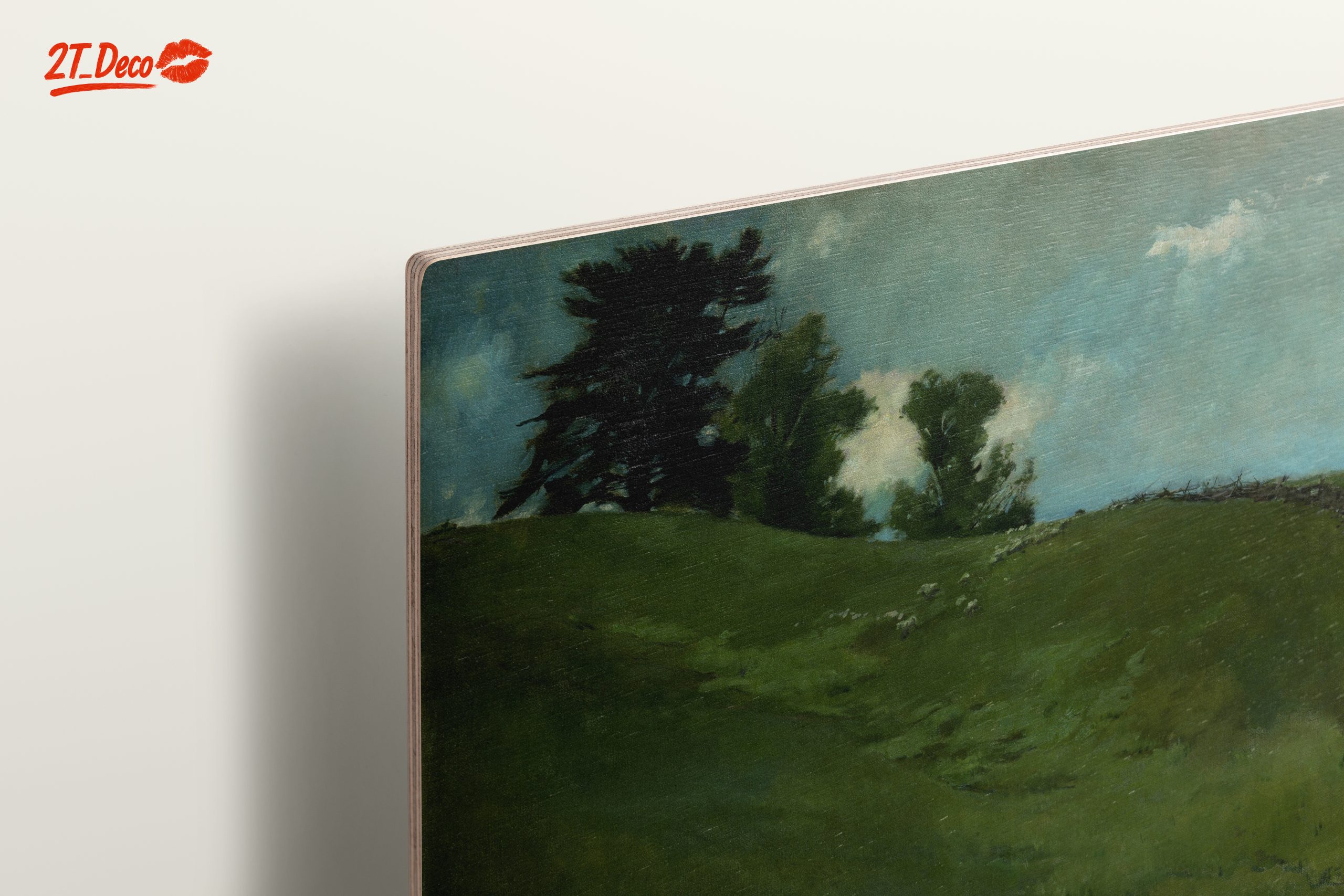 Serene Rolling Hills Landscape Art - Image 15