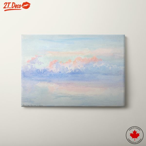 Ethereal Abstract Landscape in Soft Hues