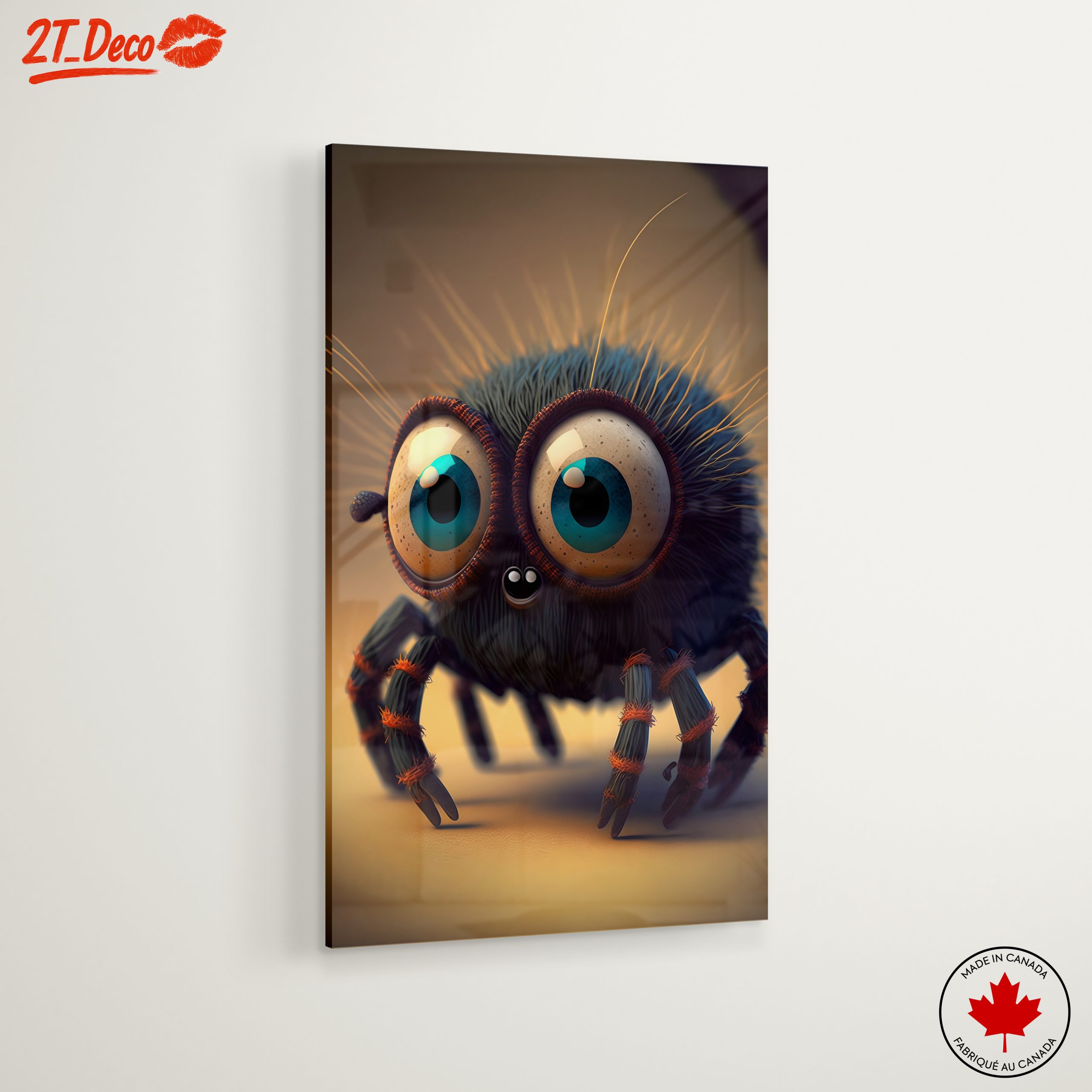 Adorable Spider Character Art for Playful Decor - Image 6