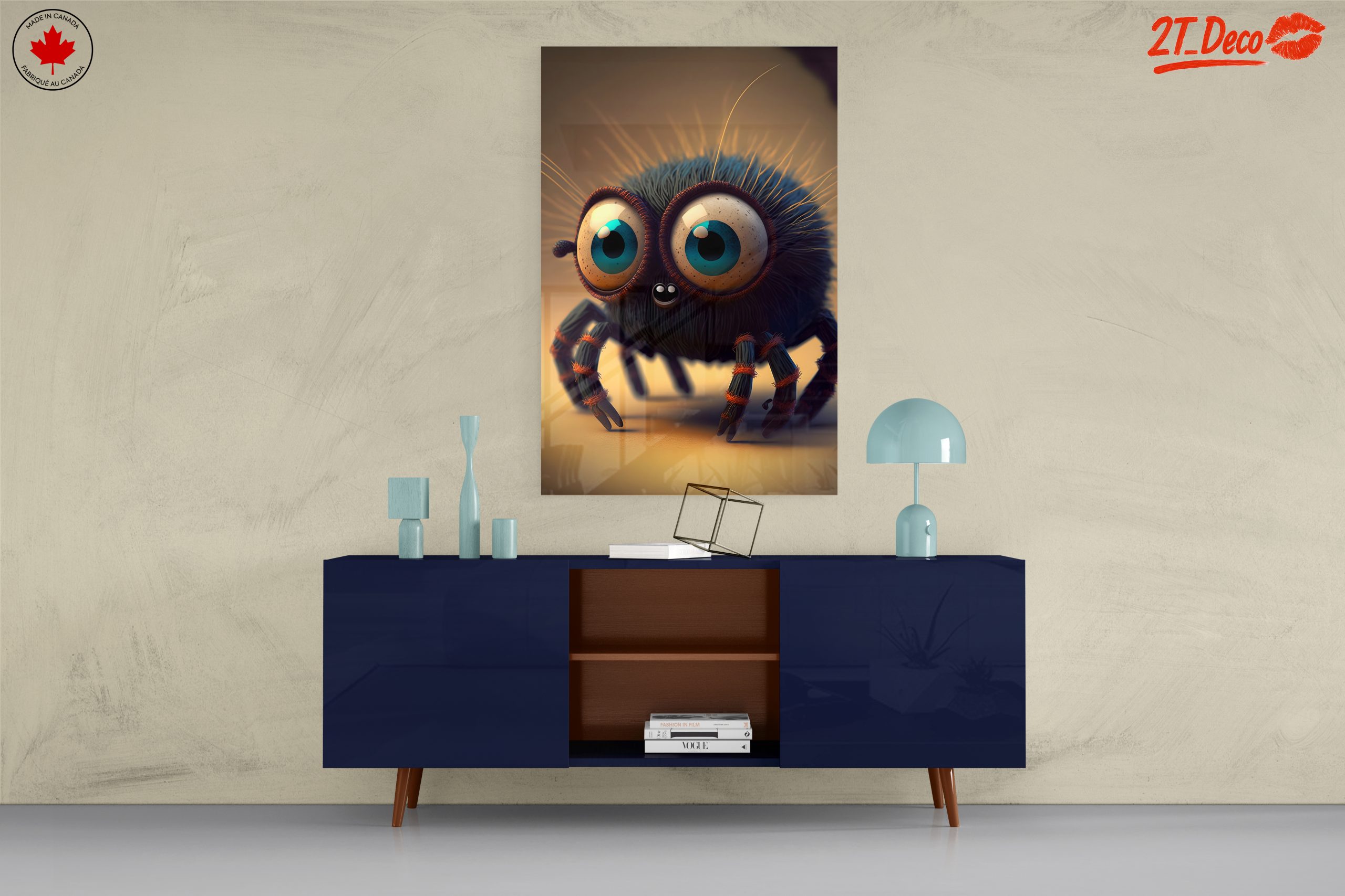 Adorable Spider Character Art for Playful Decor - Image 8