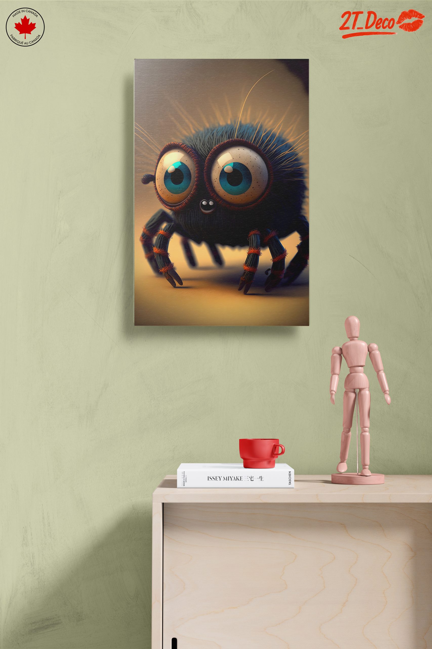 Adorable Spider Character Art for Playful Decor - Image 14
