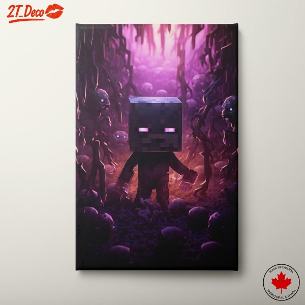 Enderman Character in Enchanted Forest